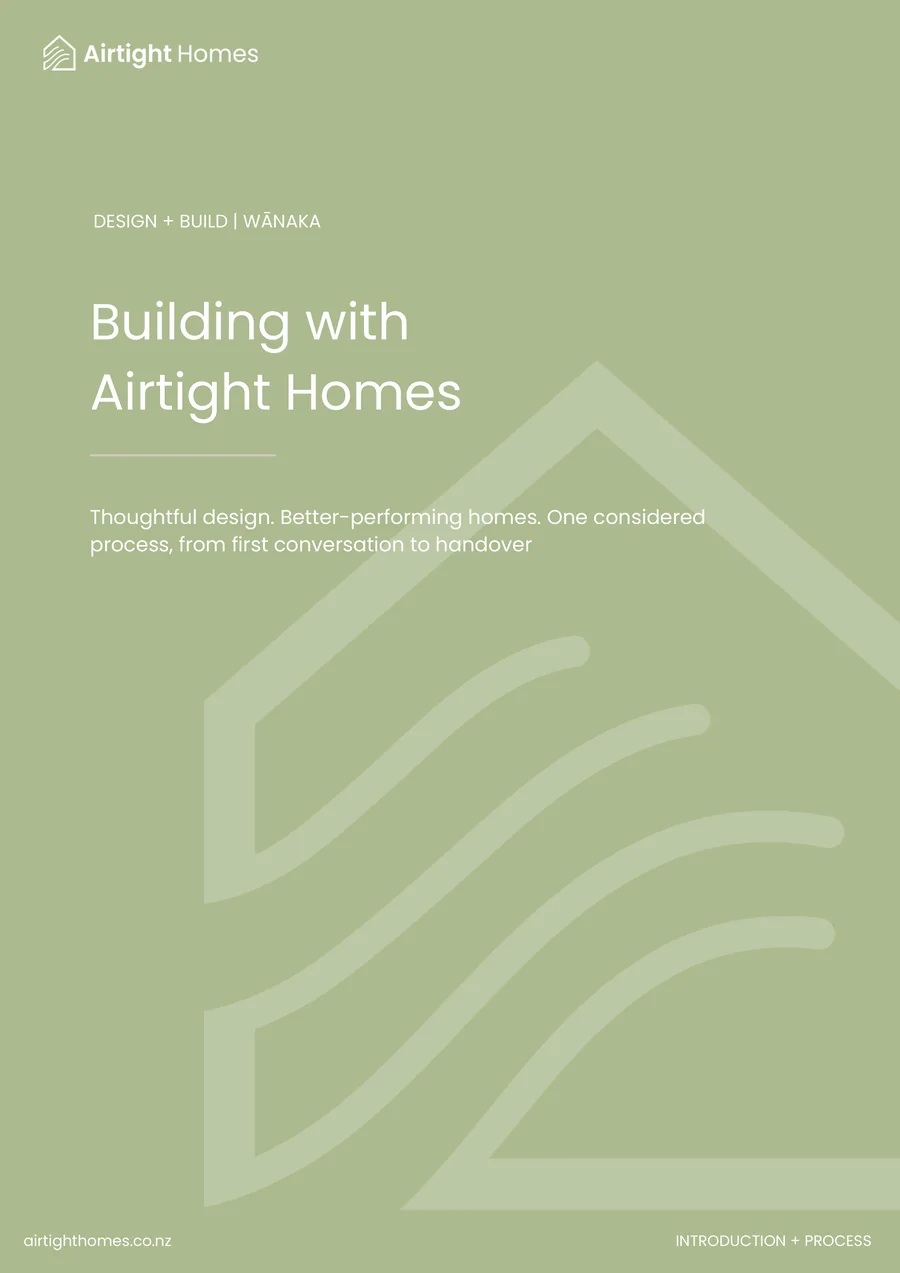 Cover of the guide Building with Airtight Homes
