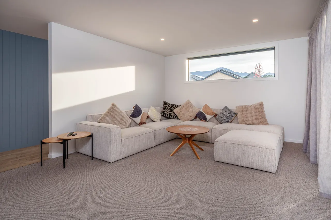 Lounge with large double-glazed windows